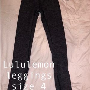 Lululemon leggings size 4